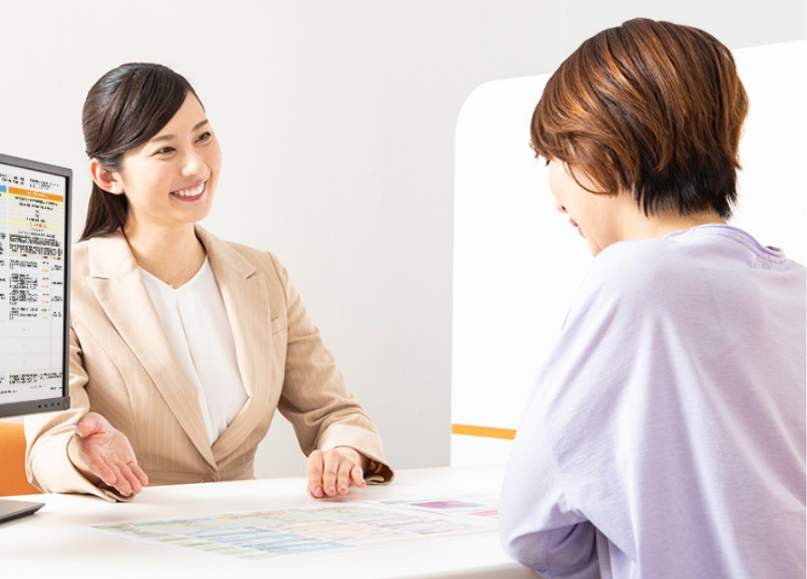 相談風景の写真