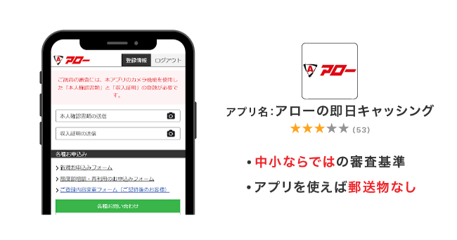 アローの公式アプリ