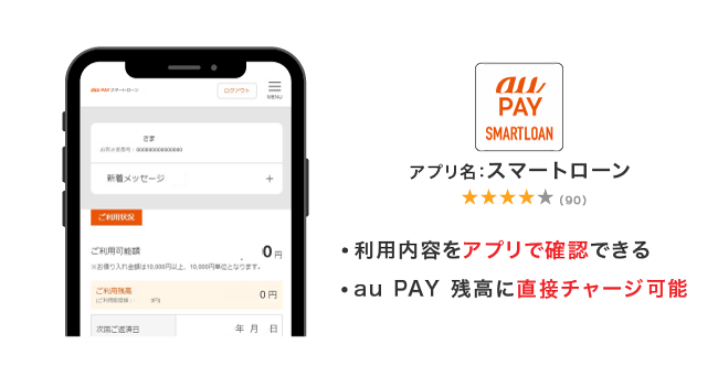 au PAY スマートローンの公式スマホアプリ