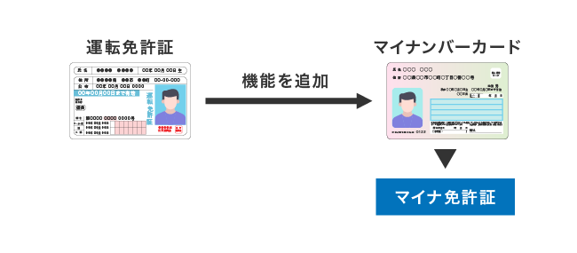 マイナ免許証の仕組み